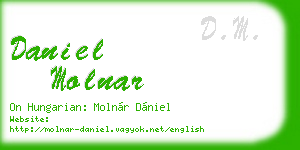 daniel molnar business card